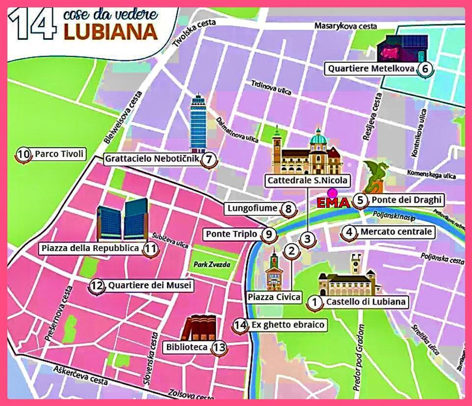 Apartment Ema Ljubljana Exteriör bild